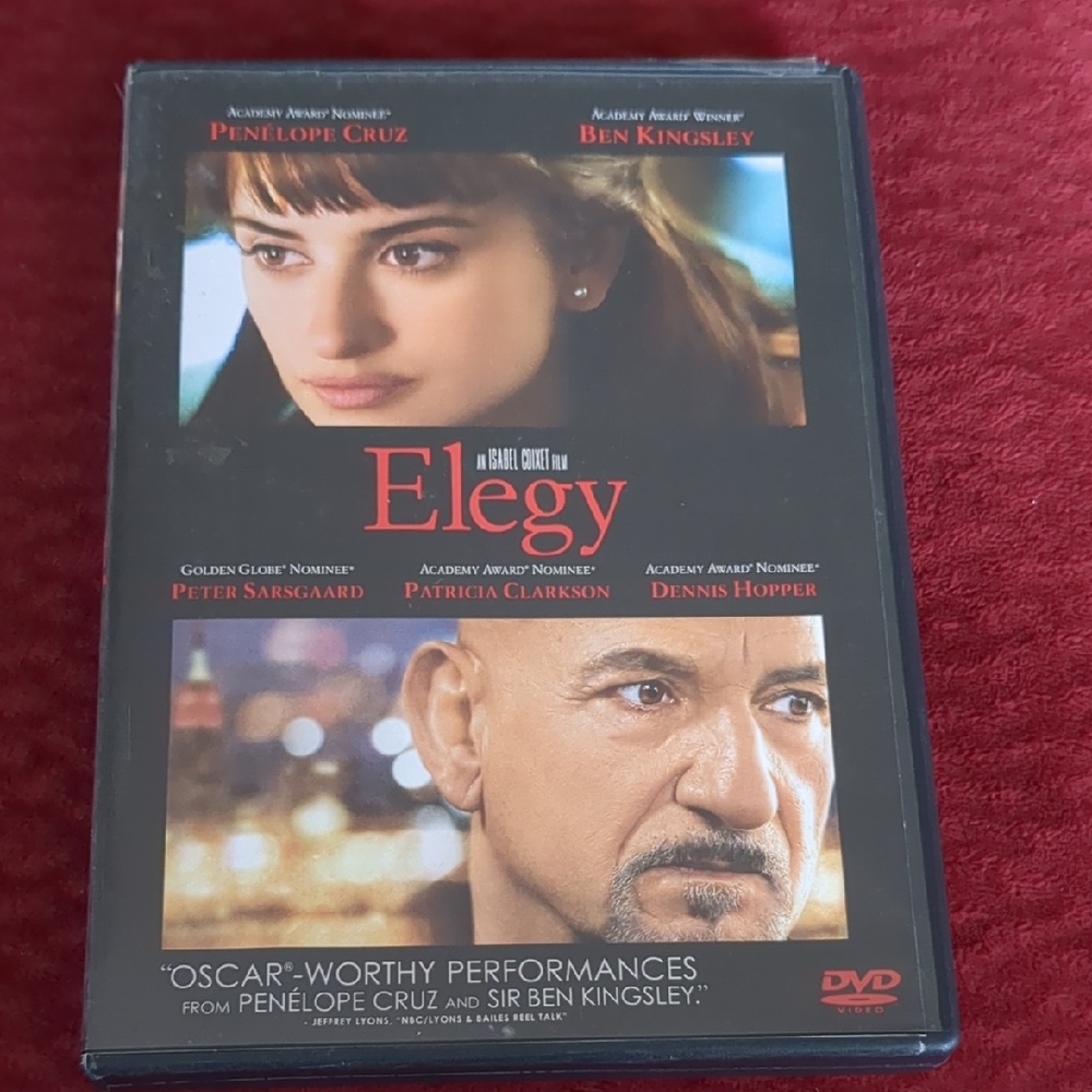 Elegy DVD with Black Case